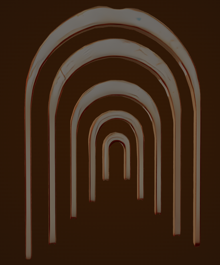 3D Arches Background